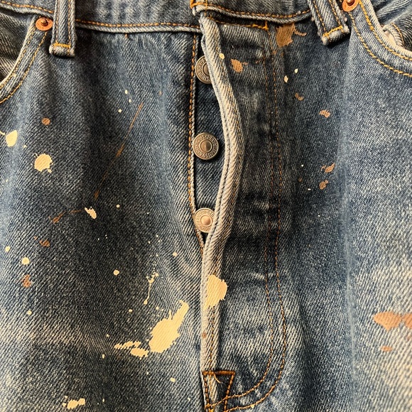 Free People by Tricia Fix Distressed Jeans - Picture 4 of 5